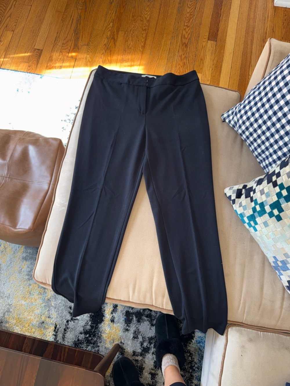 Talbots Navy Tailored Dress Pants